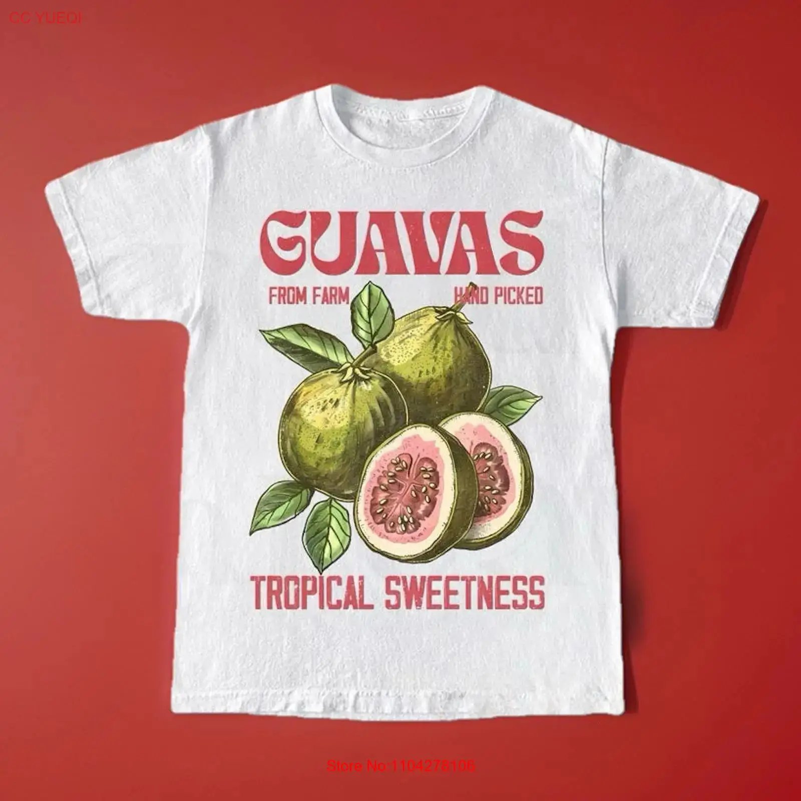 Commercial Printing Labels - グアバ レトロコマーシャルTシャツ 新品 S～5XL 2025 ヴィンテージラベル