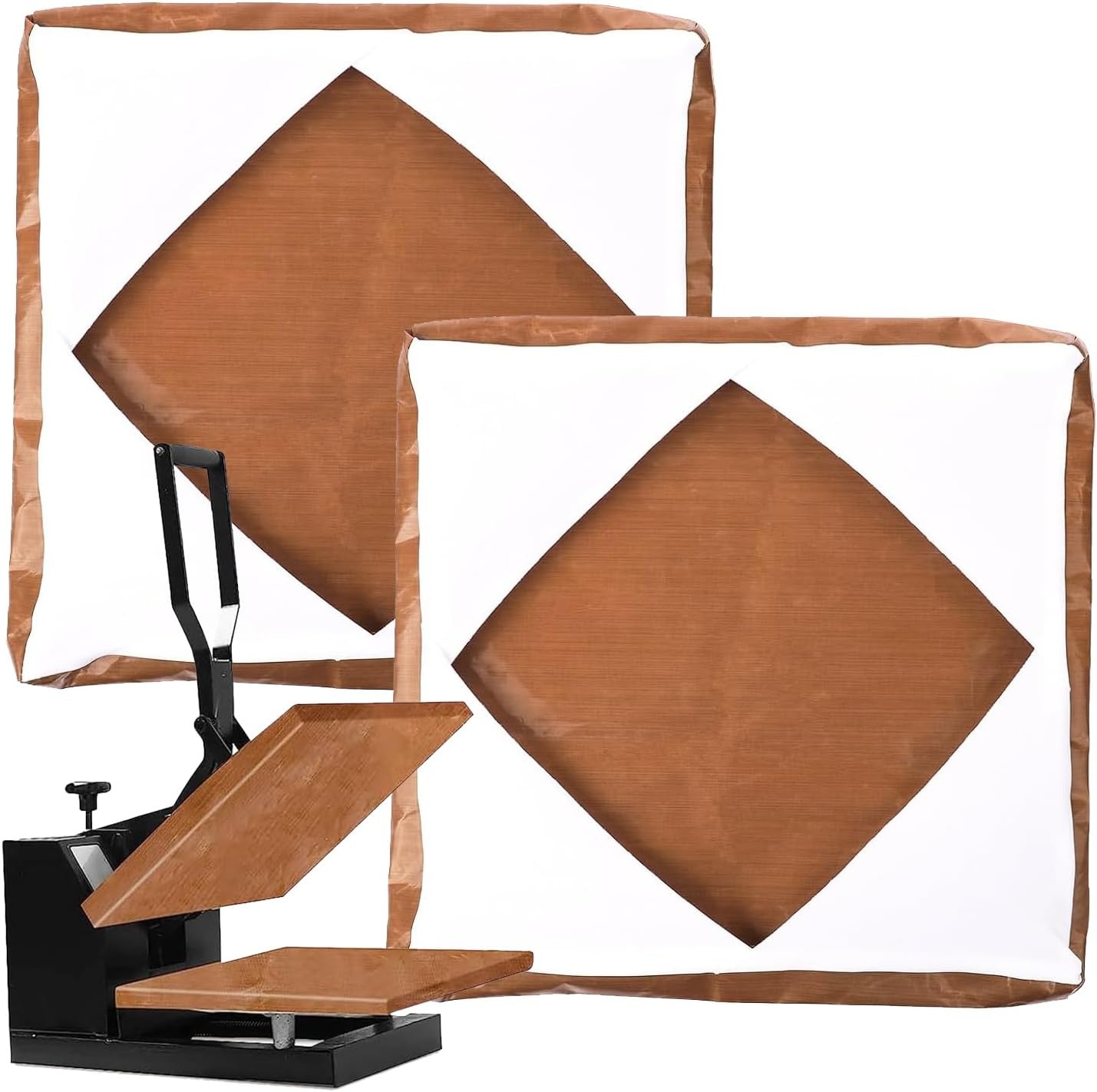 Commercial Printing Press - 1 個のラップカバー熱プレスプラテン、昇華熱プレス機用耐熱再利用可能なシートパッド