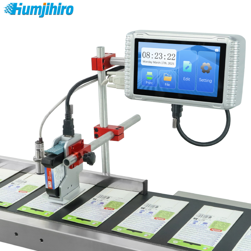 Commercial Printing Products - 7.0インチスクリーン搭載オンラインサーマルインクジェットプリンター QRコード印刷 バッチ日付 ロゴ 賞味期限 生産ラインインクジェットプリンター