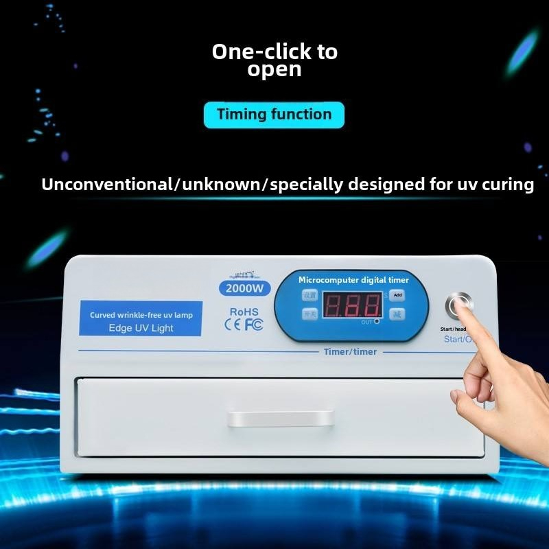 Exposure Unit Uv - 220V 110V対応 引き出し式LED UV硬化ライトランプボックス 2000W タイマー付き