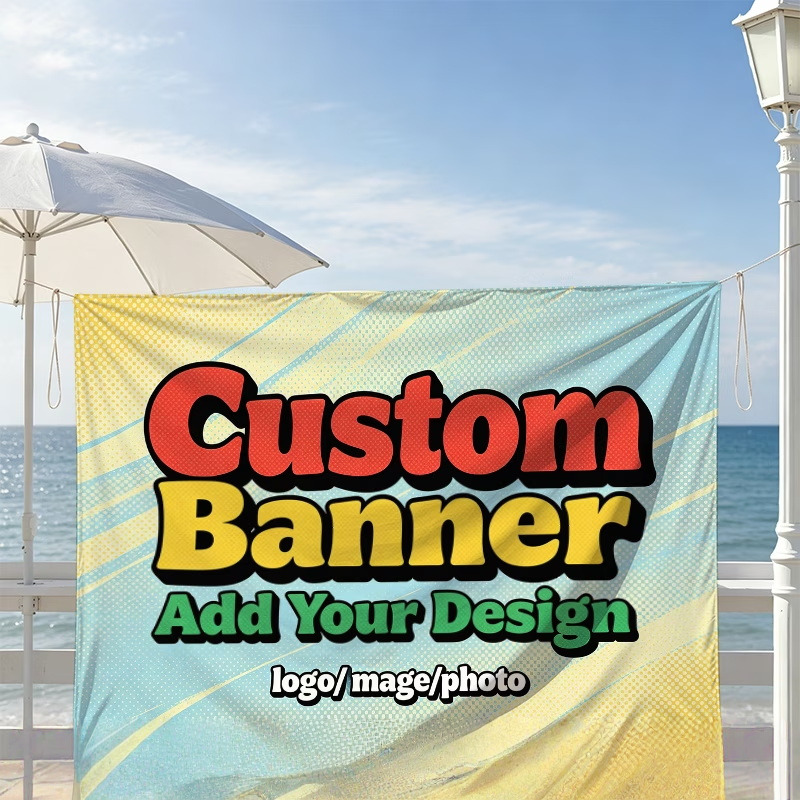 Commercial Banner Printing - カスタムバナーフラッグは、パーソナライズされたロゴ、身体活動、記念写真、誕生日、商業広告、プロモーションに適しています。