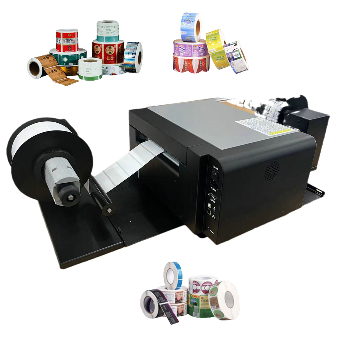 Commercial Printing Products - ロールツーロールデジタルカラーラベルプリンターインクジェットステッカー印刷機（粘着ラベル商業生産用）