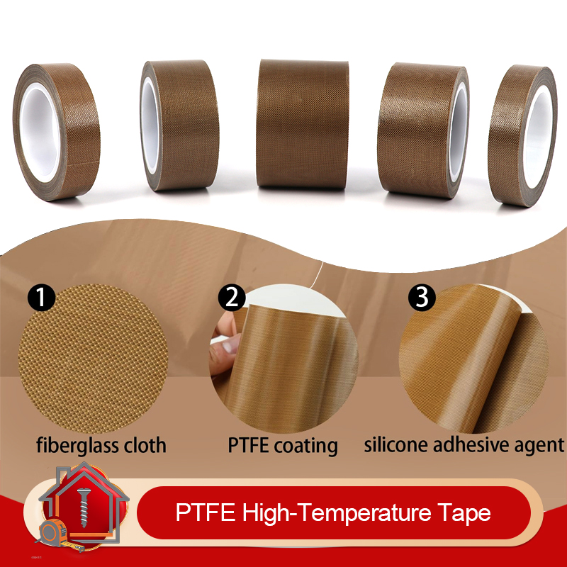 Commercial Printing Press - 10 メートルロール PTFE 高温テープ自己粘着耐熱ノンスティック絶縁テープ真空シーラーヒートプレス機用