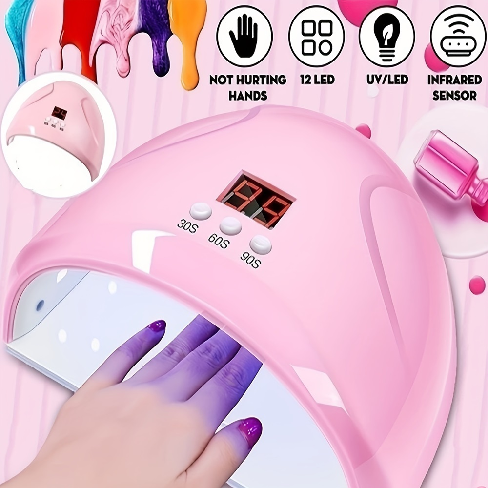 Exposure Unit Uv - ネイルドライヤーランプ UVネイルポリッシュランプ ジェル硬化ポリッシングランプ ジェルネイル用 ジェルネイルポリッシュ硬化乾燥機 ホームサロンツール