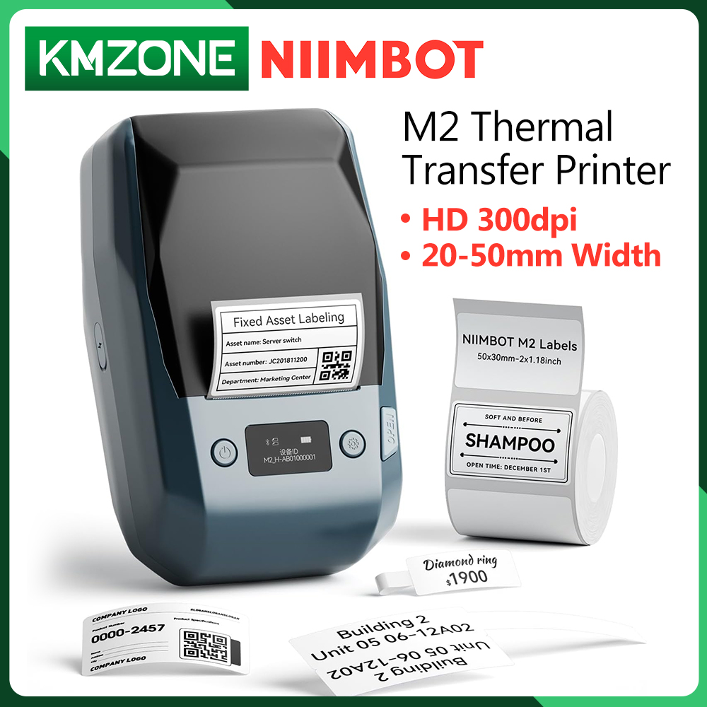 Commercial Printing Labels - 300dpi M2 Niimbot ポータブル熱転写ラベルプリンタ多機能ステッカーワイヤレスメーカー電源ケーブル印刷用紙