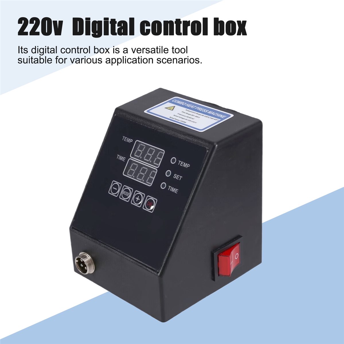 Commercial Printing Press - DT81 220V マグカップ/プレート/石/写真/Tシャツ用 熱転写プレス機 デジタル制御 熱プレス機