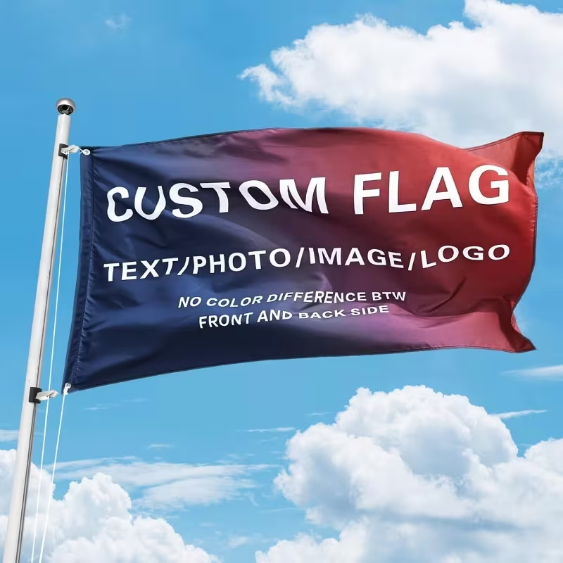 Commercial Banner Printing - カスタムテキスト写真入り屋外用耐久性バナーフラッグ、誕生日、オフィス、商業利用、パーティー、クラブの装飾に最適、ポリエステル繊維製