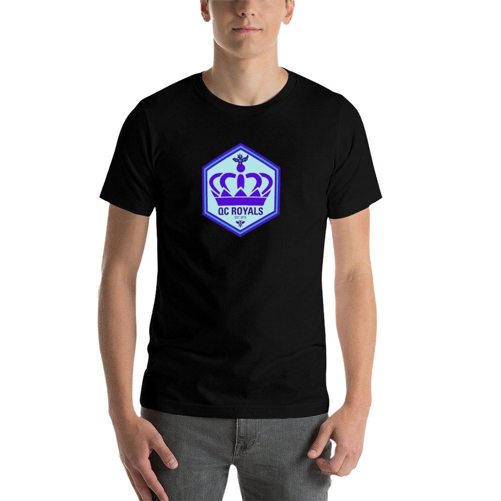 QC ロイヤルズ 2021 ロゴ Tシャツ サマープリント半 - Printing Qc のレビューと価格