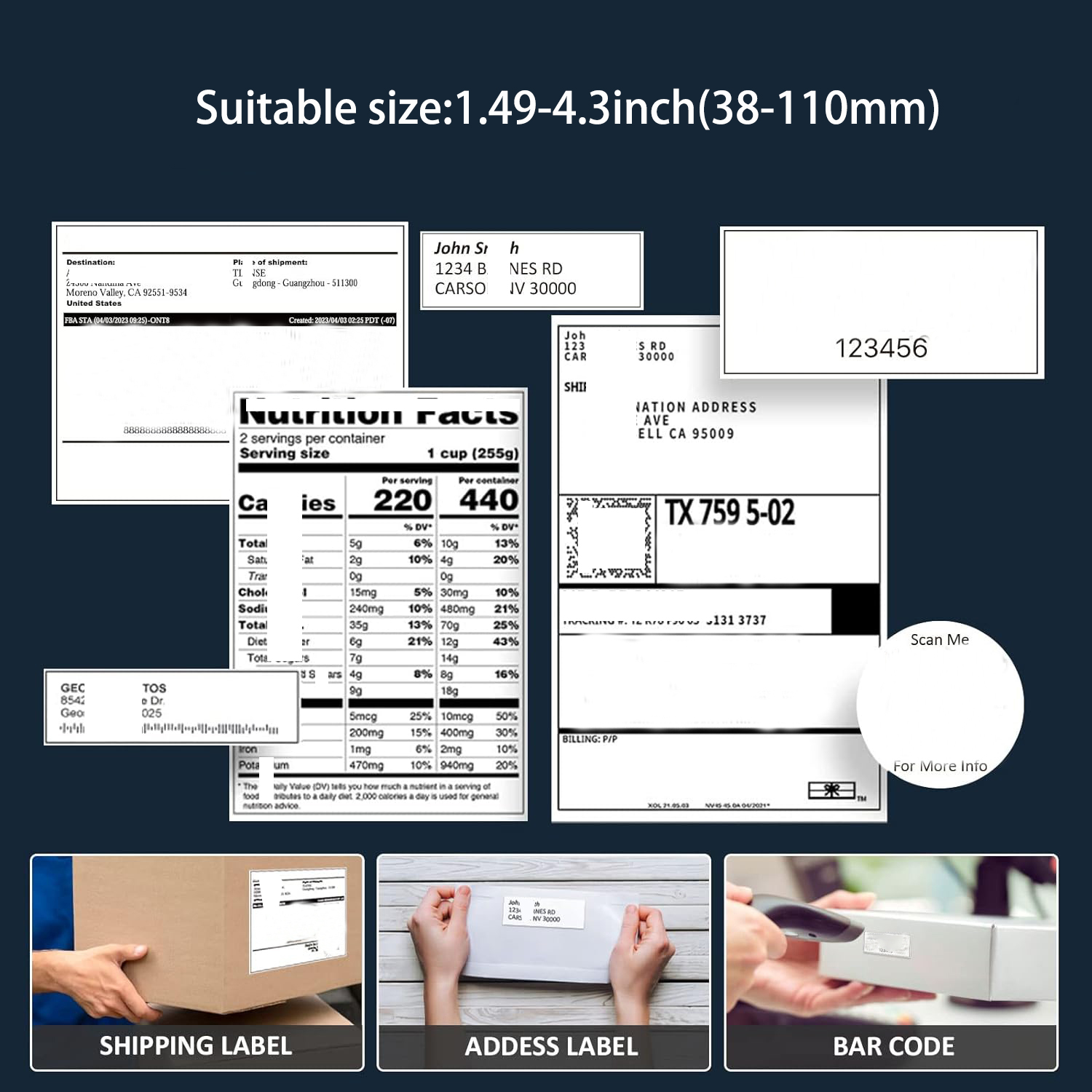 Marklife D200 4インチサーマルラベルプリンター - Commercial Printing Labels のレビューと価格