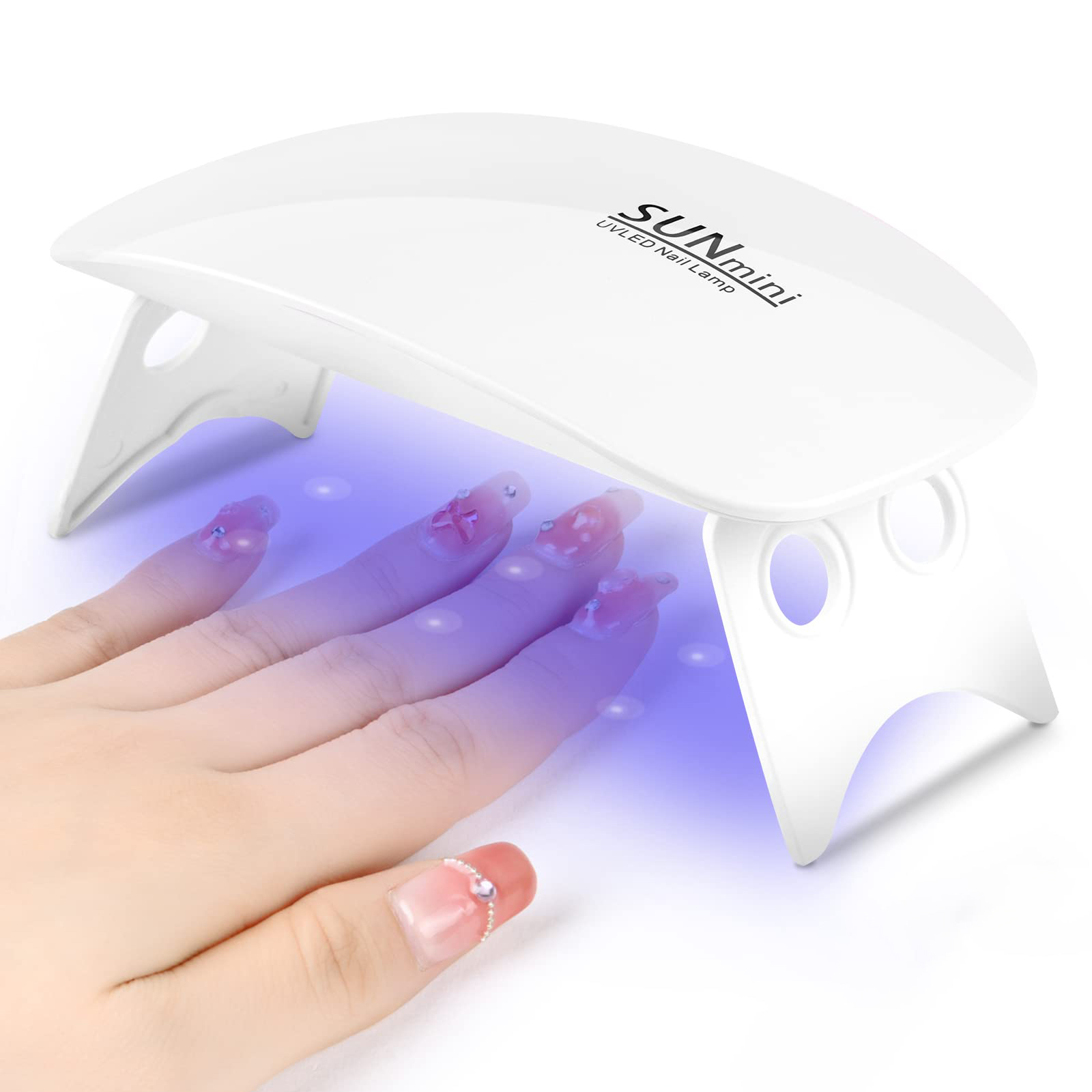 ポータブル6 LED UVネイルランプ 6W ミニネイルドラ - Exposure Unit Uv のレビューと価格