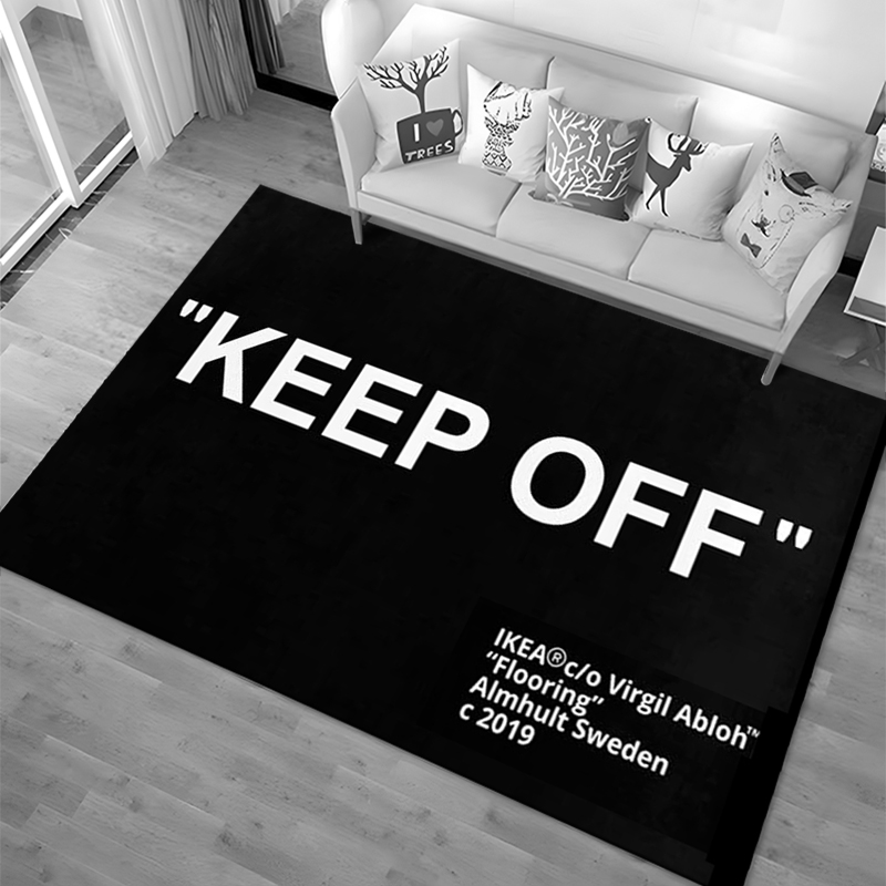 3Dプリント大型カーペット「Keep Off」エリアラグ、家 - Commercial Printing Services のレビューと価格
