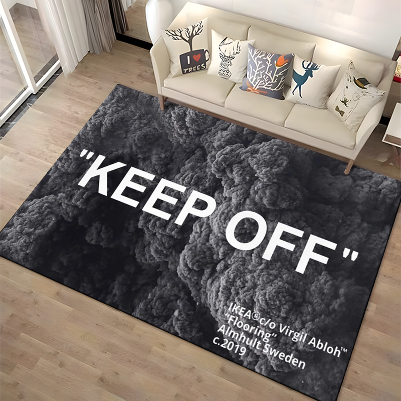 3Dプリント大型カーペット「Keep Off」エリアラグ、家 - Commercial Printing Services のレビューと価格