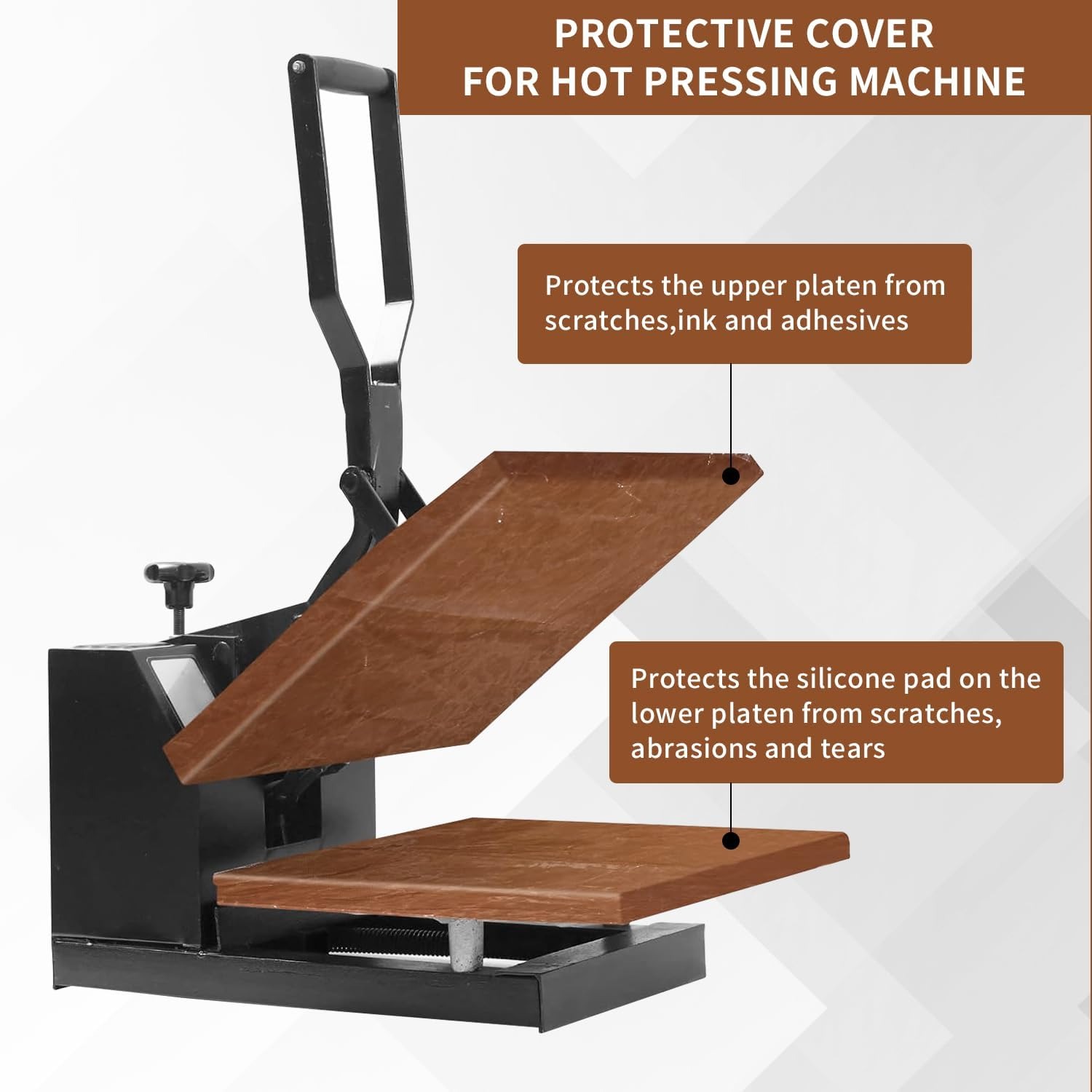 1 個のラップカバー熱プレスプラテン、昇華熱プレス機用耐熱再 - Commercial Printing Press のレビューと価格