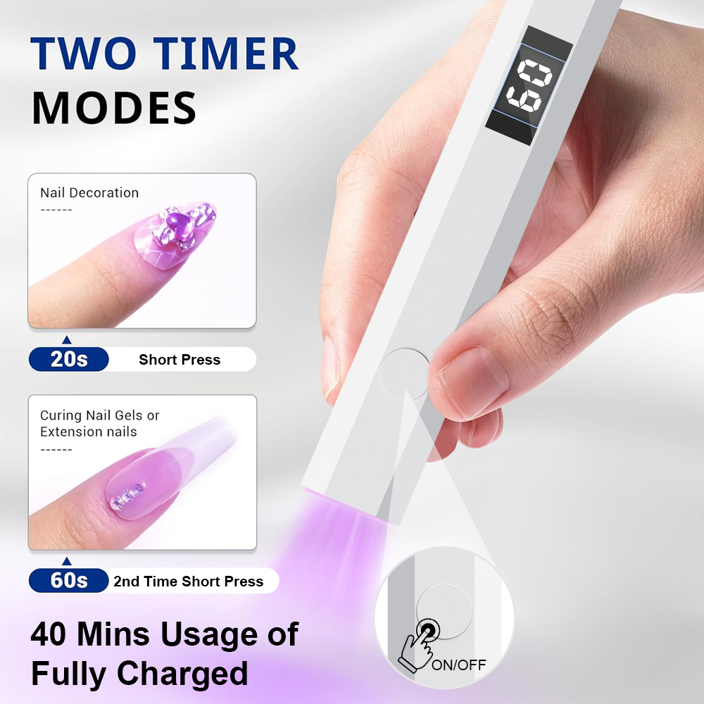 タイマー機能付きUV LEDネイルランプ、調整可能なブラケッ - Exposure Unit Uv のレビューと価格