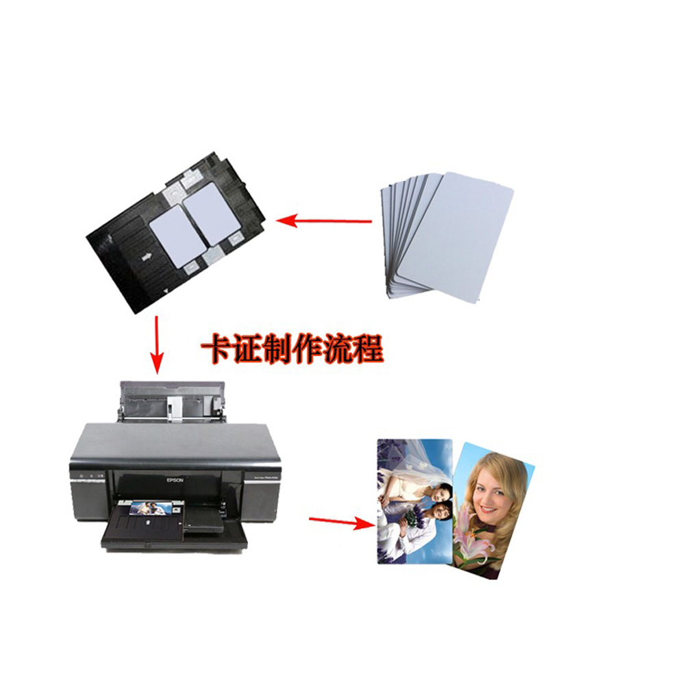 20 個光沢のある白い空白インクジェット印刷可能な PVC  - Commercial Printing Services のレビューと価格