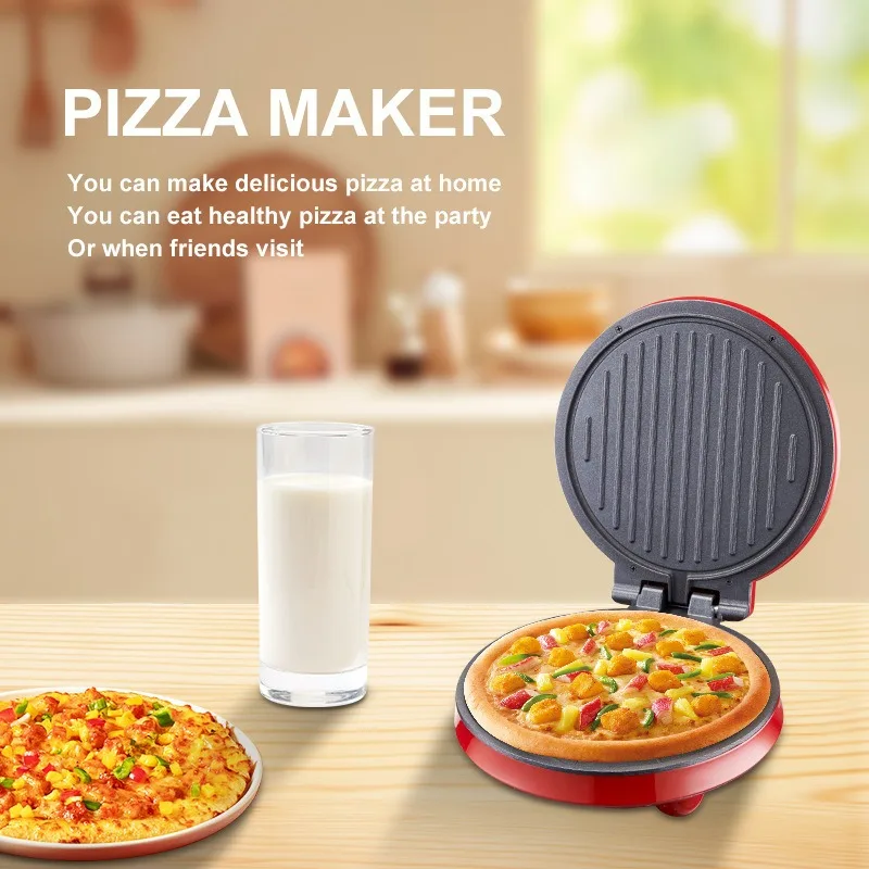 110V電気ピザマシン、両面加熱電気ケーキパン、パンケーキマ - Commercial Printing Press のレビューと価格