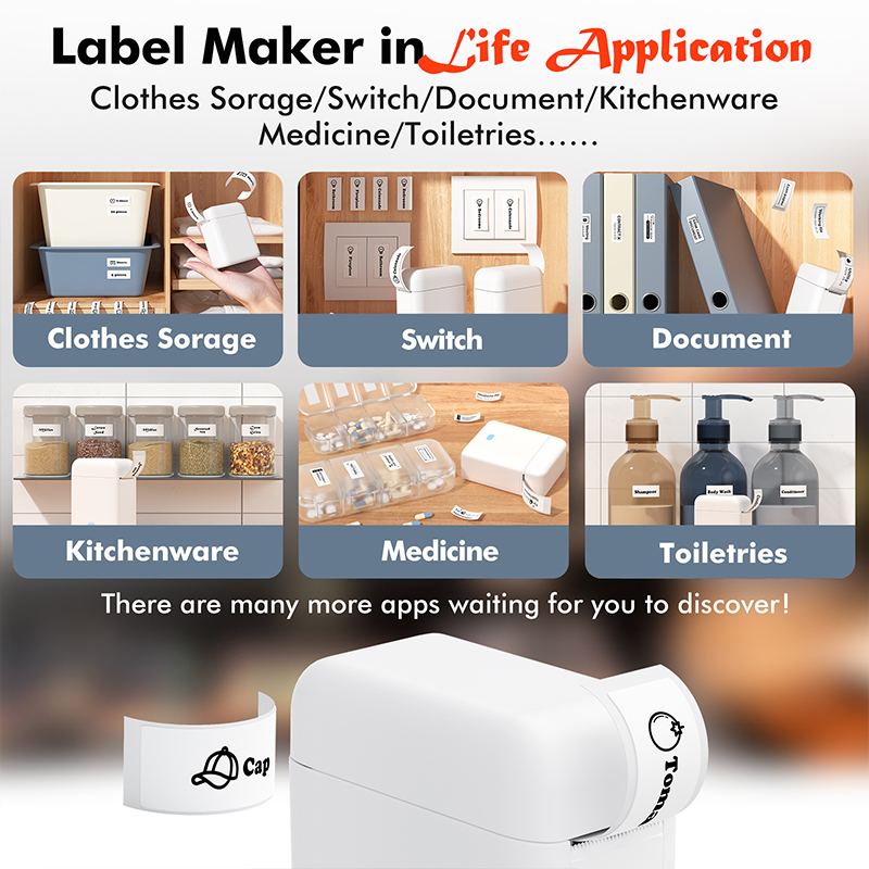 L12ラベルプリンター ポータブルサーマルプリンター インク - Commercial Printing Labels のレビューと価格