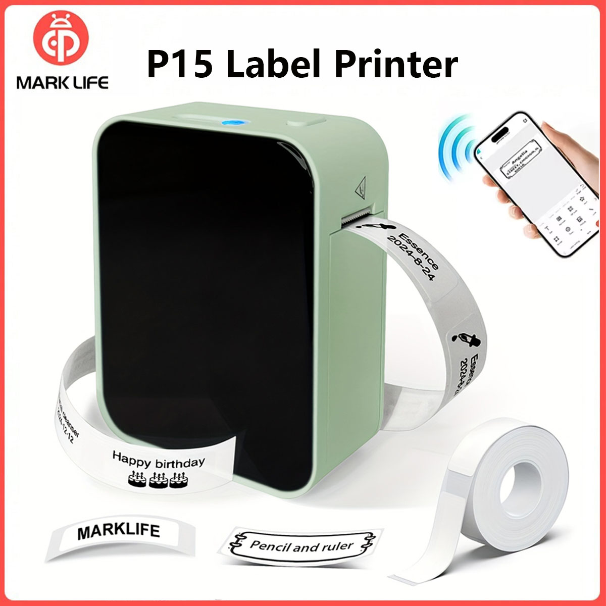Marklife P15 ラベルプリンターポータブルサーマル - Commercial Printing Labels のレビューと価格