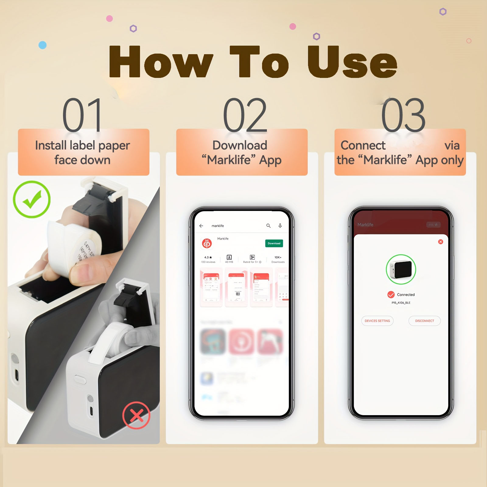 Marklife P15 ラベルプリンターポータブルサーマル - Commercial Printing Labels のレビューと価格
