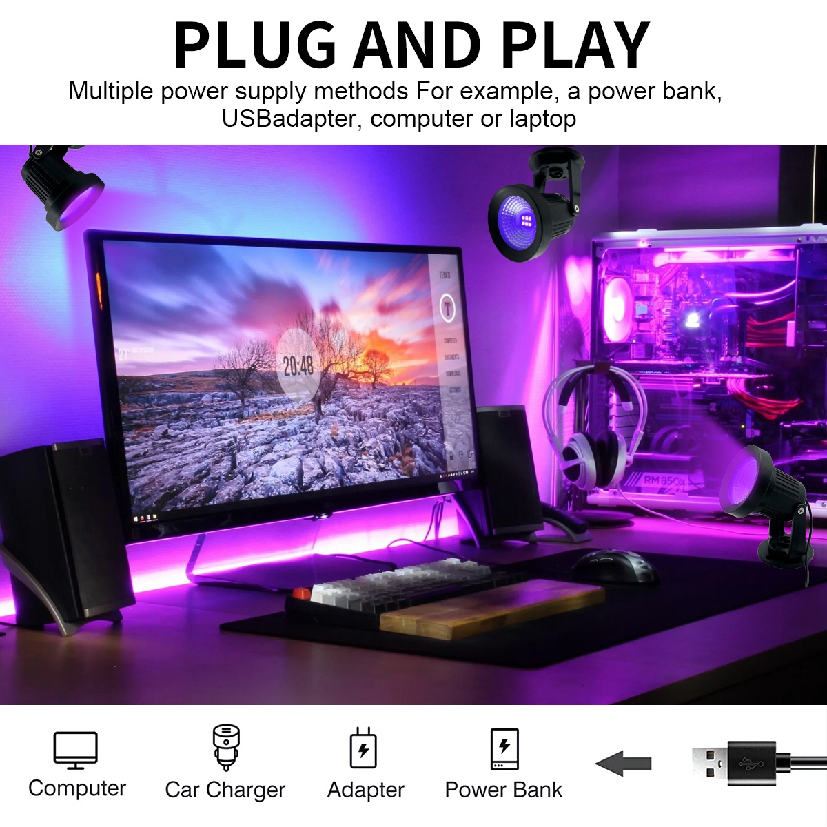 395nm ブラックライト、紫外線ネイル乾燥ランプ、紫色光蛍 - Exposure Unit Uv のレビューと価格