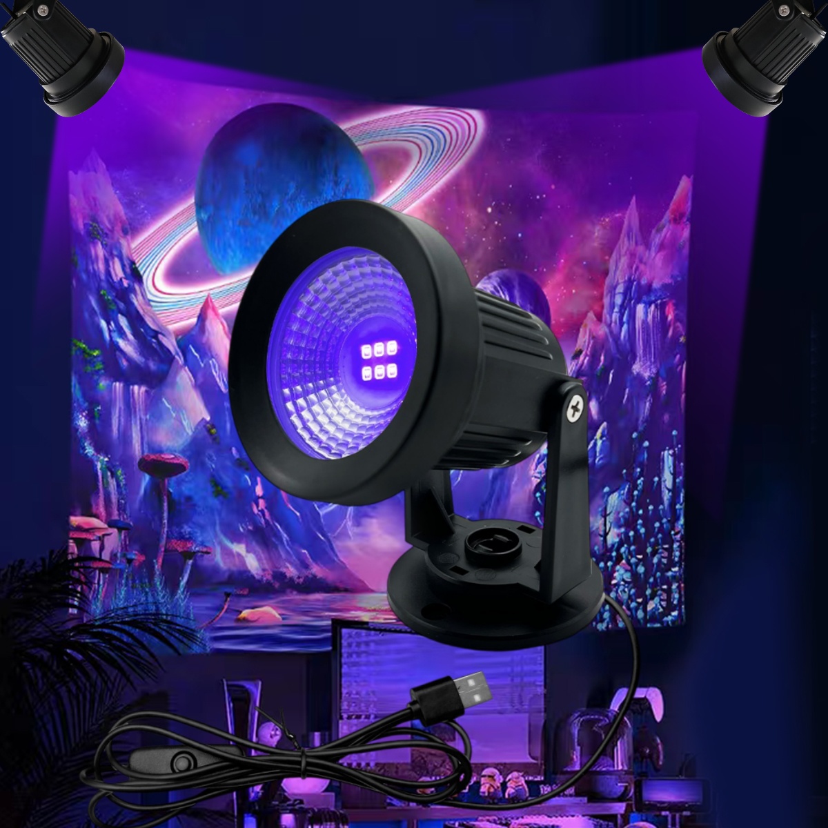 395nm ブラックライト、紫外線ネイル乾燥ランプ、紫色光蛍 - Exposure Unit Uv のレビューと価格