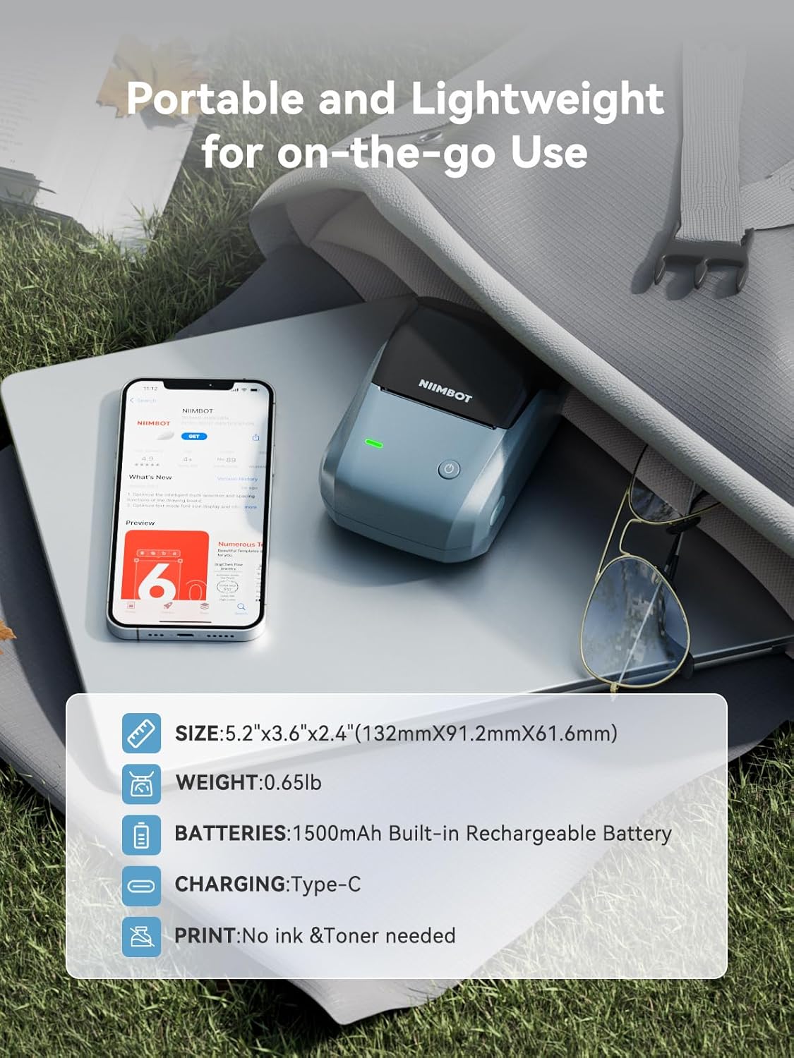 Niimbot B1 プリンタサーマル Bluetooth  - Commercial Printing Labels のレビューと価格