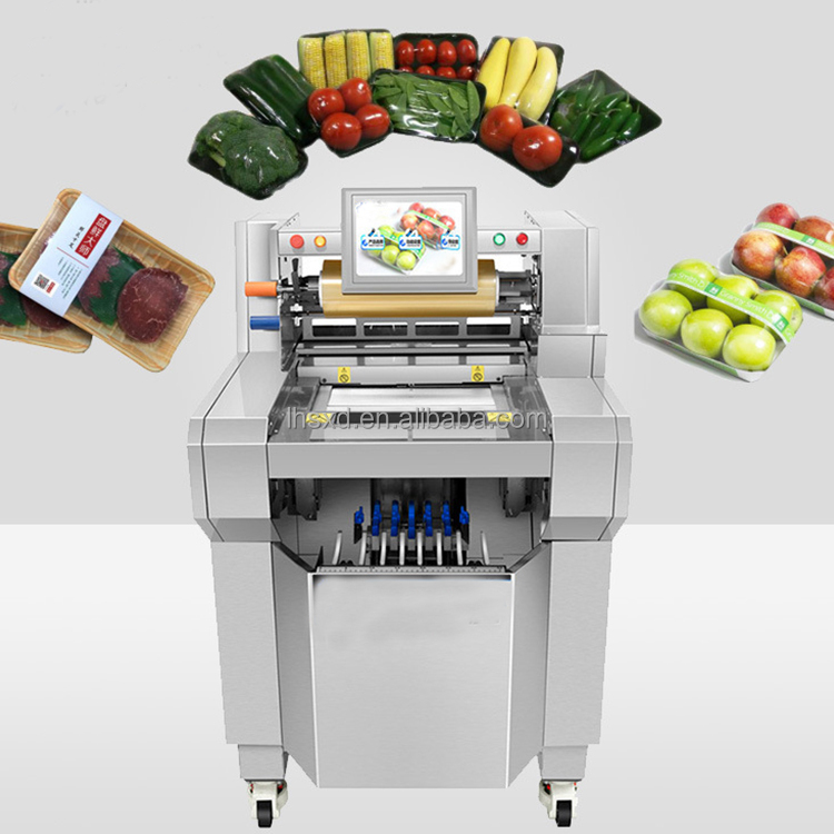 自動印刷機能付きホット商業用プラスチックラップ自動計量包装機 - Commercial Wrap Printing のレビューと価格