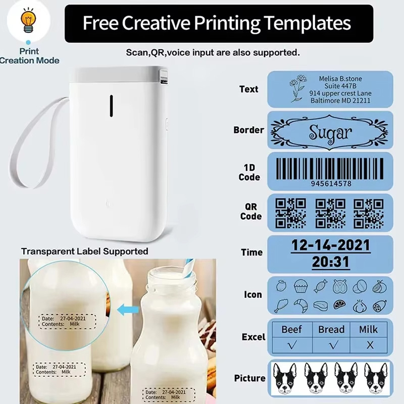 Niimbot公式ラベルステッカー用紙10ロールホワイトテー - Commercial Printing Labels のレビューと価格