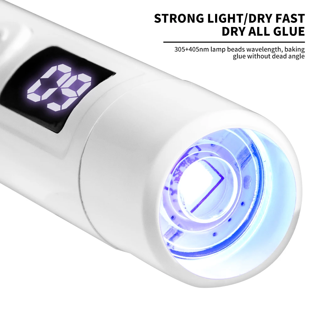 ミニネイルアート UV LED ライト充電式ディスプレイポー - Exposure Unit Uv のレビューと価格