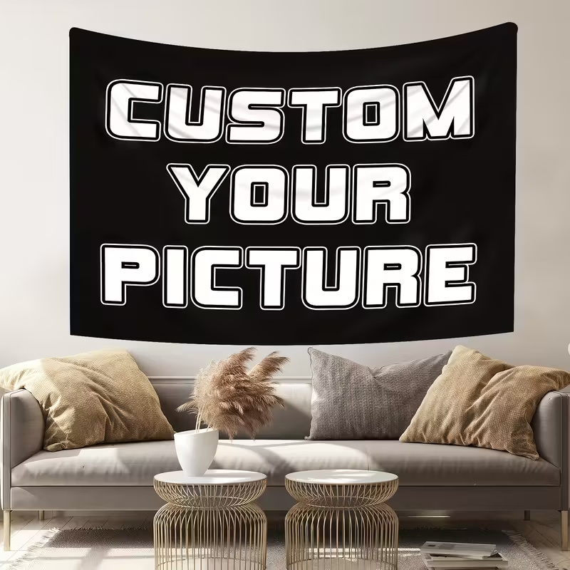 カスタムテキスト写真入り屋外用耐久性バナーフラッグ、誕生日、 - Commercial Banner Printing のレビューと価格
