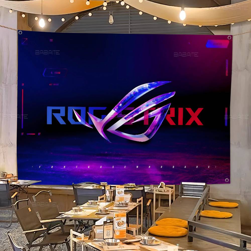 A-AsuS-S R-ROGロゴ入り高級印刷商業広告旗会社パ - Commercial Banner Printing のレビューと価格