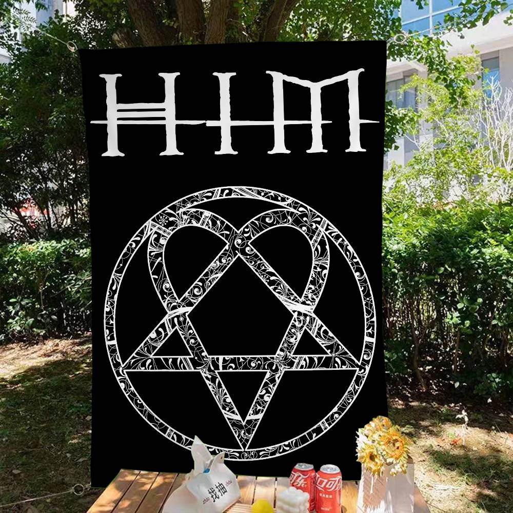 ロック H-HIM バンド アドバンスト プリンティング 商 - Commercial Banner Printing のレビューと価格